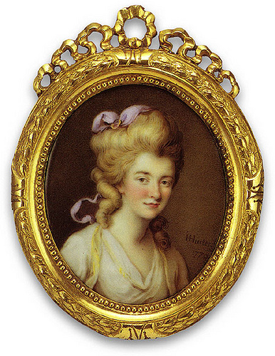 A miniature of the Duchess of Devonshire