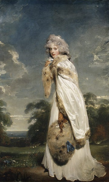 Painting of Elizabeth Farren by Sir Thomas Lawrence, 1790
